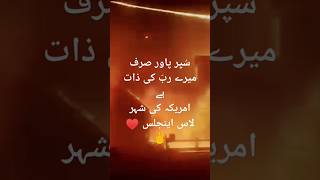 سُپر پاور صرف میرے ربّ کی ذات ہے مریکہ کی شہر لاس اینجلس #usa 🔥🔥🔥🔥#thefire #trending #youtubeshorts