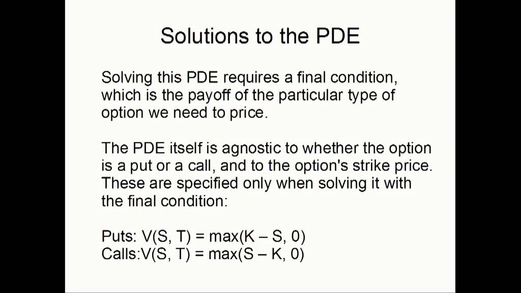 Introduction To Black-Scholes, Part 1 - YouTube