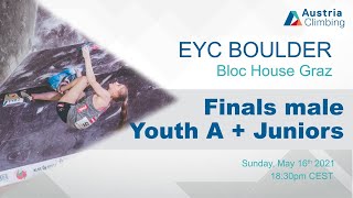 EYC Graz Boulder Finals Youth A male and Juniors male