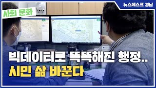 빅데이터로 똑똑해진 행정..시민 삶 바꾼다 (2021.05.22/뉴스데스크/MBC경남)