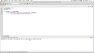 47. if statement, example program - Learn Python