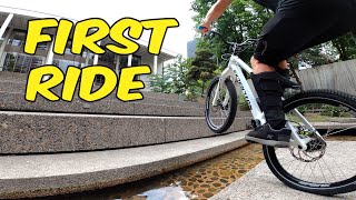 FIRST RIDE: The CARBON Avenger - Extention Street Trials (24\