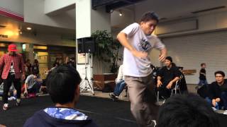 20141116 MTバトル U-20 ベスト4　b-boy nobu vs Eight