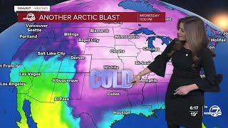 Arctic blast invades E. Colorado tonight; bitter cold for days