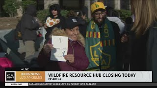 Altadena woman waits 26 hours for wildfire relief center to open