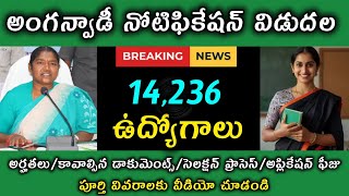 Anganwadi Notification 2025 Telugu | అంగన్వాడీ పోస్టుల భర్తీ | Latest Update| ‪@MANASEVATELUGU‬​