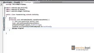 Format Input String in Android