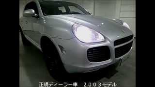 ＣａｎｏｎＢａｌｌ '０３ ポルシェカイエン ターボ ティプトロ 黒本革 ＳＲ ２０ＡＷ ＤＶＤナビ＆地デジＴＶ＆ＢＯＳＥ