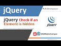 jQuery Check if an Element is Hidden