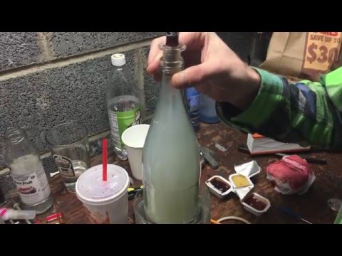 Homemade GLASS ON GLASS gravity bong MILKAGE! Homemade GLASS ON GLASS gravity bong MILKAGE!