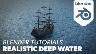 How To Create Realistic Deep Water in Blender 4.2. Blender Tutorials