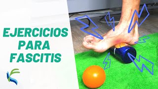 FASCITIS plantar EJERCICIOS para aliviar DOLOR | Fisiolution