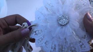 Shabby Chic Doily lace book 1-20-14