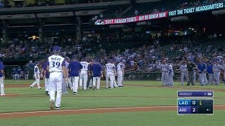 LAD@ARI: Hill grounds out, tempers flare