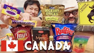 Japanese Trying Canadian Snacks