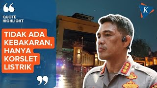 Polri Tegaskan Tidak Ada Kebakaran di Ruang Baintelkam Mabes Polri, Hanya Korsleting