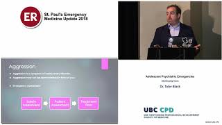 Adolescent Psychiatric Emergencies (St Paul's EM Update 2018)