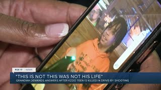 Grandmother pleads for answers after teen grandson shot, killed in Kalamazoo