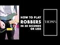 The 1975 - 'Robbers' electric guitar tutorial in 30 seconds or less🔥#Shorts