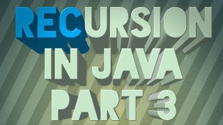 RECURSION | function | java | isc | BTech | BE | Bsc | class 11 | class 12