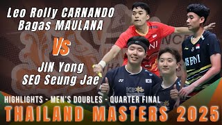 Seo Seung Jae/Jin Yong vs Leo Rolly Carnando/Bagas Maulana | QF - Thailand Masters 2025