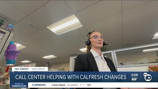 SD County call center aims to help clarify concerns amid CalFresh changes