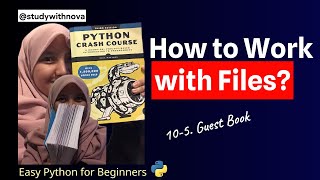 #71 Let's Code Python Crash Course | studywithnova