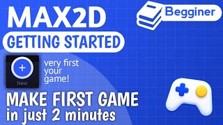 Max2D Getting Started: Make your first game in just 2minutes!