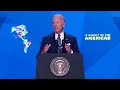 biden unveils latin america plan at fraught summit