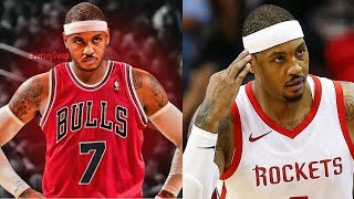 Houston Rockets Agree To Deal Carmelo Anthony To Chicago Bulls