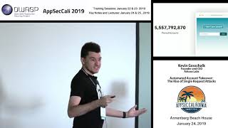 AppSecCali 2019 - Automated Account Takeover: The Rise of Single Request Attacks