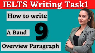 How to write a band 9 Overview in Academic IELTS Writing Task 1