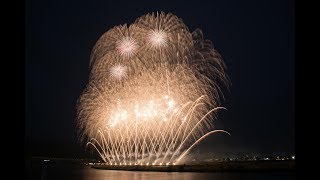 熊本地震復興祈願　第30回記念やつしろ　全国花火競技大会　オープニング花火