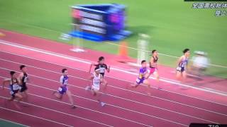 2015_全国高校総体陸上_男子100M決勝