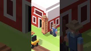 How did the chicken escape the farm in Crossy Road?