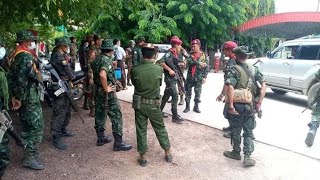 BGF soldiers, DKBA soldiers and Burmese soldiers