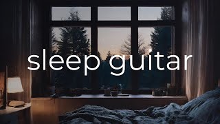 Sleep Guitar Music and Rain | No Ads | 4 Hours