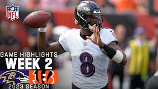 Baltimore Ravens vs. Cincinnati Bengals Game Highlights | NFL 2023 Week 2