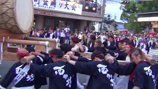 平成29年 金岡神社盆踊り 宮入 西御坊町 2017/08/14(月)