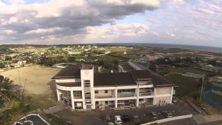 無人空撮　沖永良部　下平川小学校