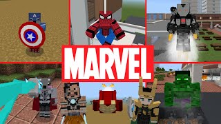 【Minecraft PE】MARVEL HEROES アドオン紹介