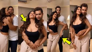 Esha Gupta Crazy dance With Secret Boyfriend Inside Her Private Room | Bollywood actress viral video