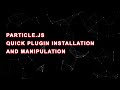How to Use Particles JS | Particle JS Effect | Jquery Plugin Tutorial # 1