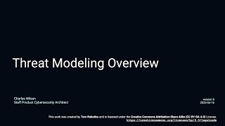 AVCDL threat modeling - overview
