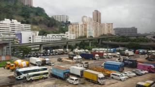 [門膠亂入][Hong Kong MTR]港鐵荃灣線(往中環)高架段行車片段 MTR Tsuen Wan Line(to Central)