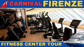 Carnival Firenze Gym Tour 🚢 | Inside the Cloud 9 Fitness Center