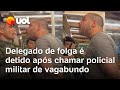 Delegado embriagado é detido após desacatar policial militar no Ceará: 'Vagabundo'; Veja vídeo