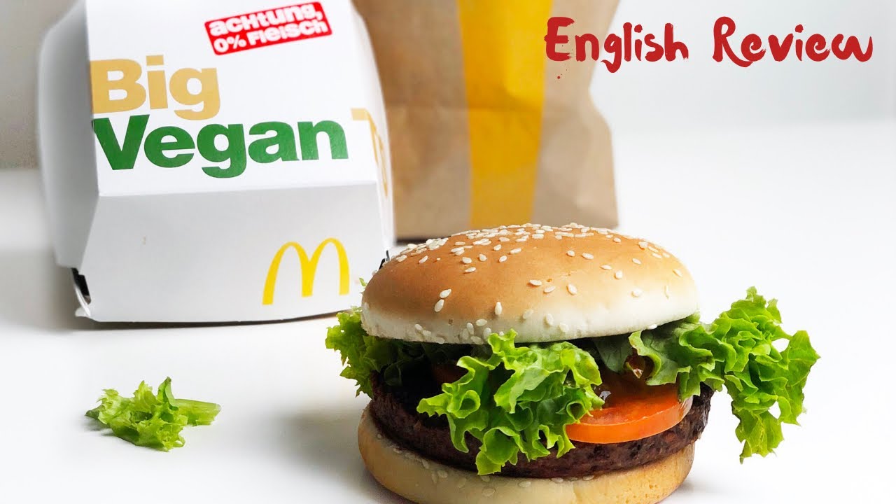 McDonalds New Vegan Burger "BIG VEGAN TS" Taste Test - YouTube