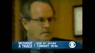 Without a Trace promo, 2002