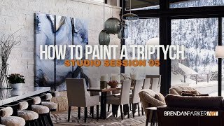 How I Paint A Triptych | Studio Session 05